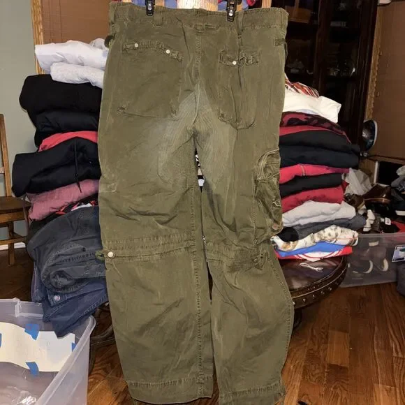 Vintage Polo Ralph Lauren Cargo Pants MENS 38x30 Paratrooper Military 90s Punk